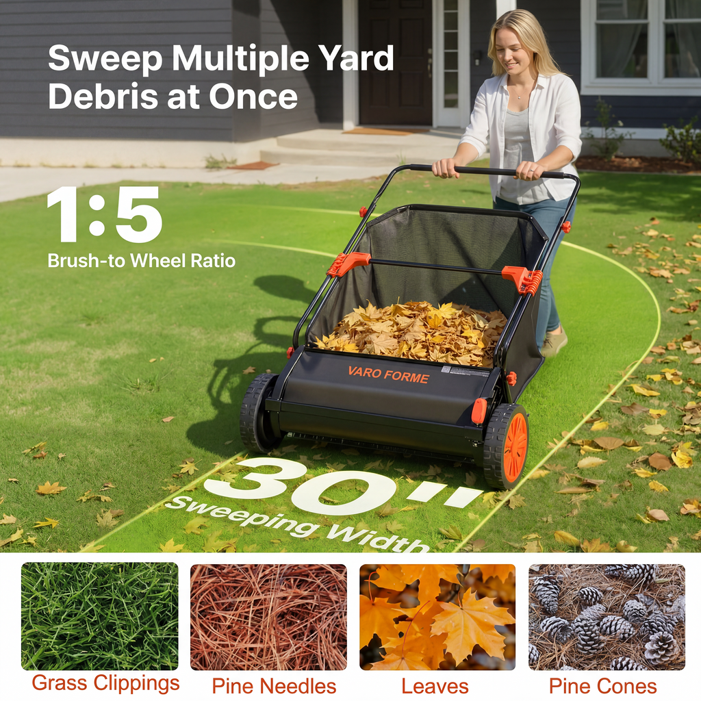 Push Lawn Sweeper