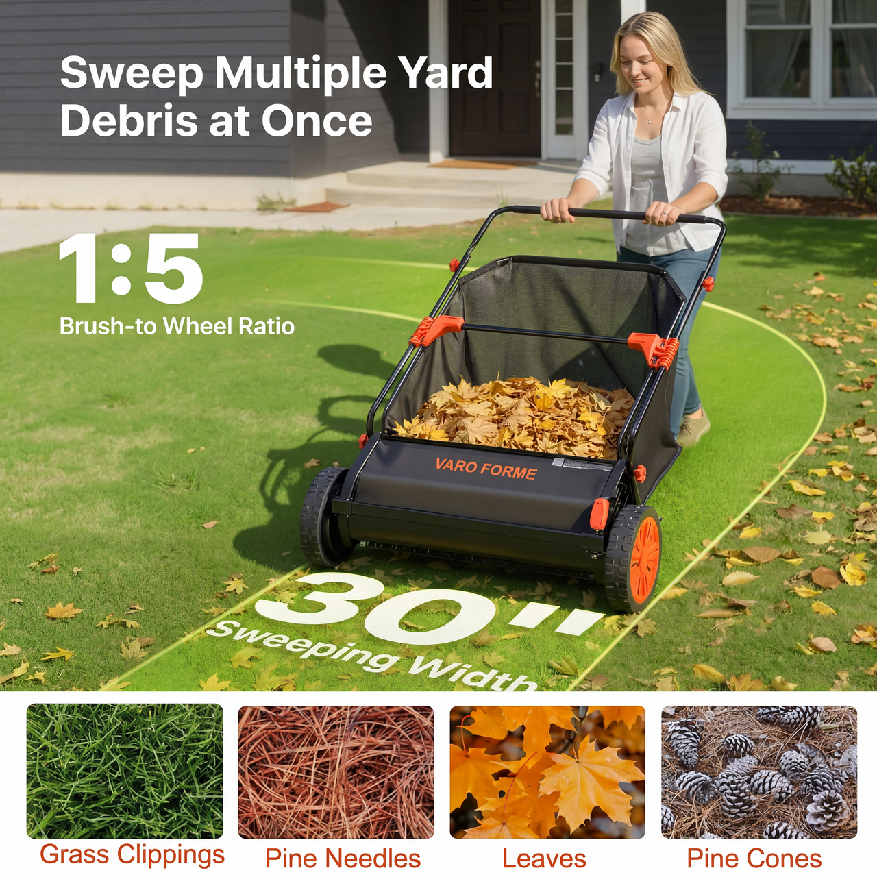 Push Lawn Sweeper